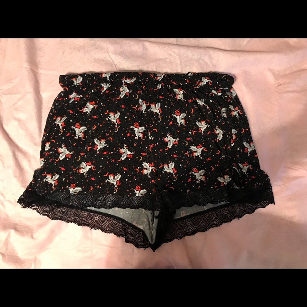 Torrid Super Soft Black Pegasus Sleep Short